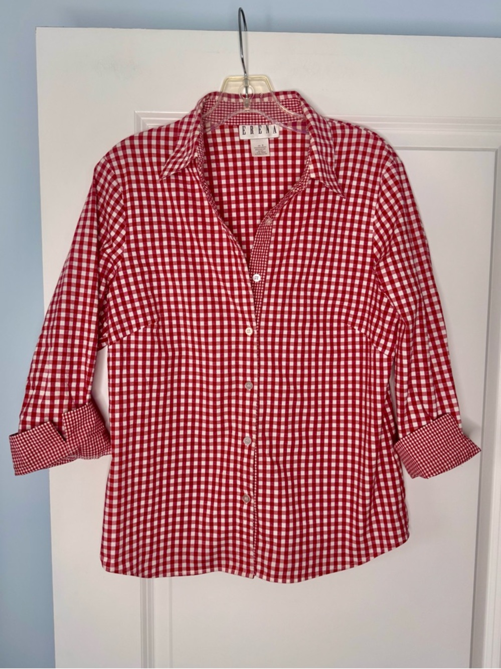 🍓6/$15🍓 Red & White Gingham Top